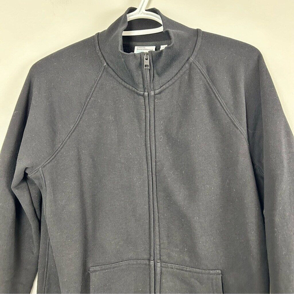 TNA Sweatfleece Cozy fleece Sweater women’s large black snug fit - Picture 5 of 11